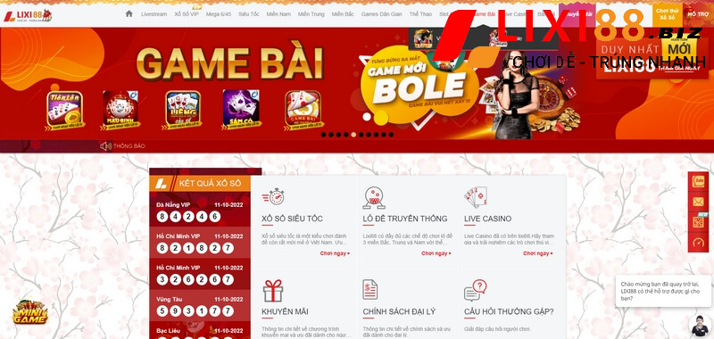 Giải trí đỉnh cao cùng kho game khủng tại lixi88